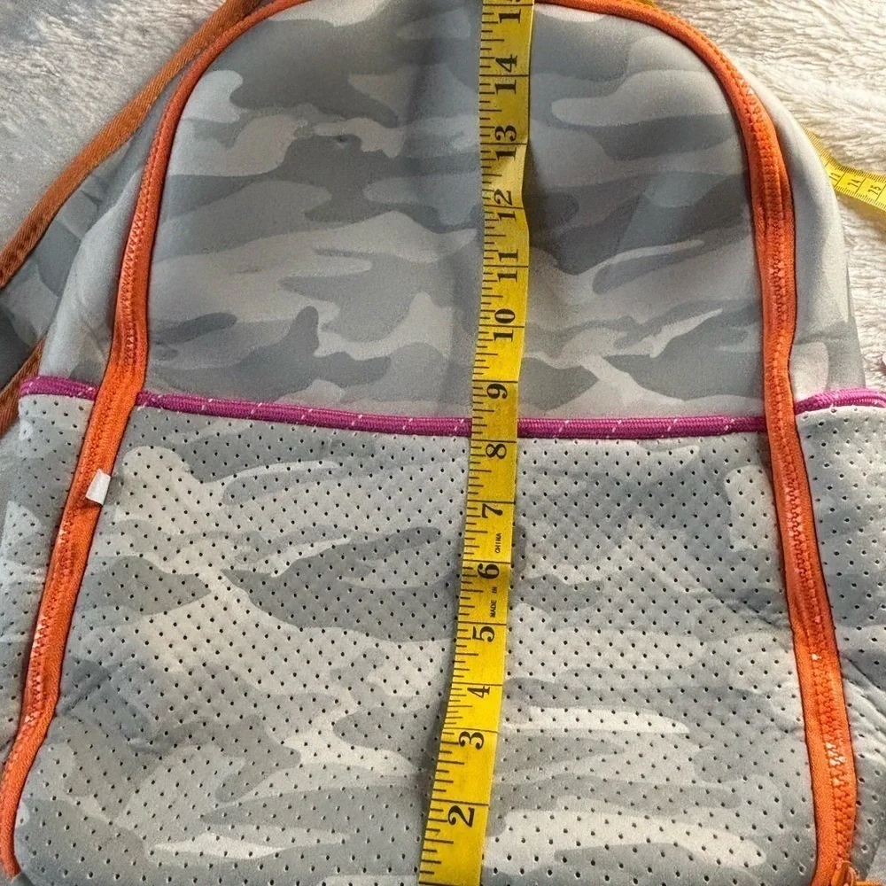 MarleyLilly Neoprene Camo Bookbag and Accessories Pouch